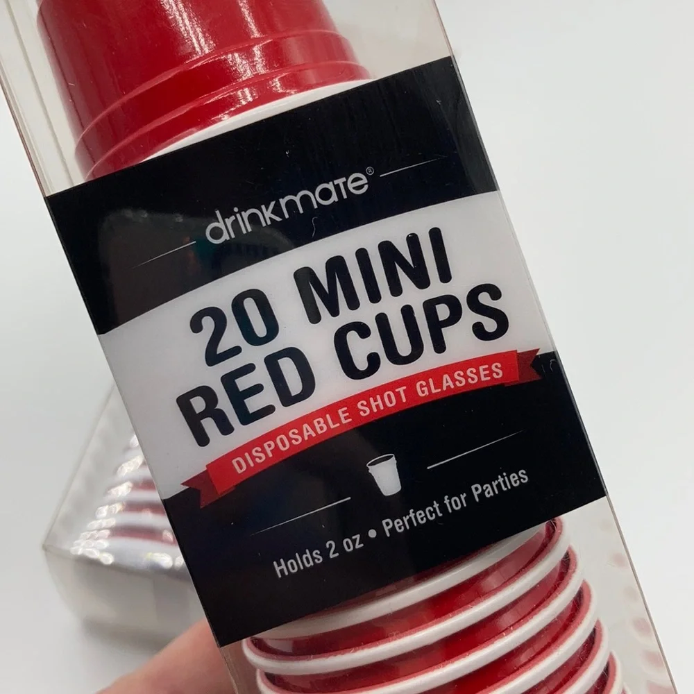 Set of 2 - Disposable Shot Glasses - Still in box!